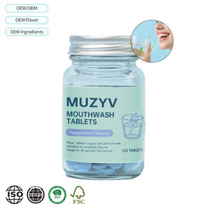 Peppermint Effervescent Mouthwash Tablets