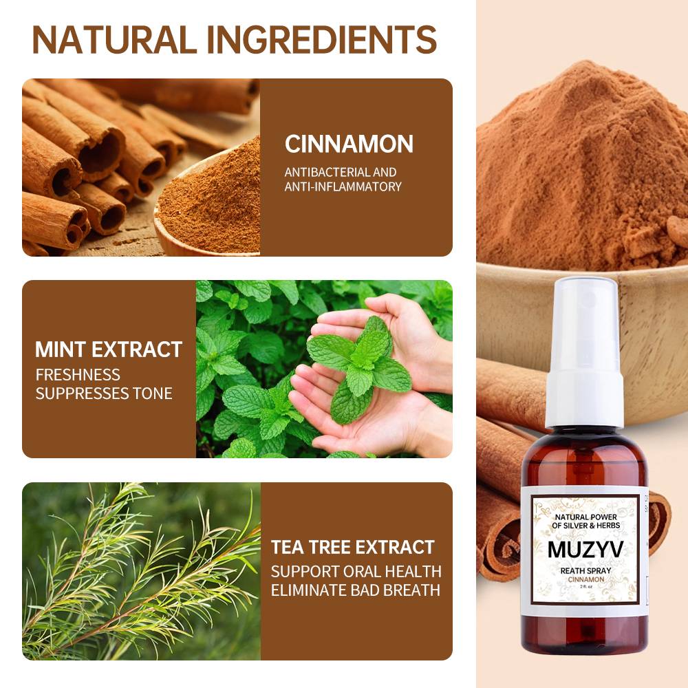 Cinnamon Oral Spray Natural Breath Freshening