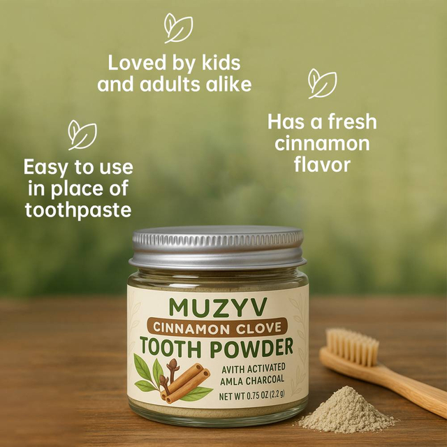 Cinnamon & Miswak Tooth Powder