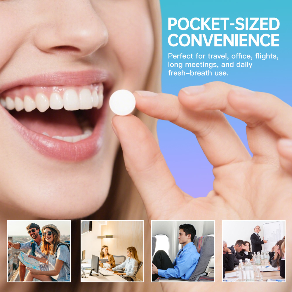 Xylitol Dry Mouth Tablets – Sugar-Free Saliva-Boosting Oral Care Tablets for Instant Dry Mouth Relief