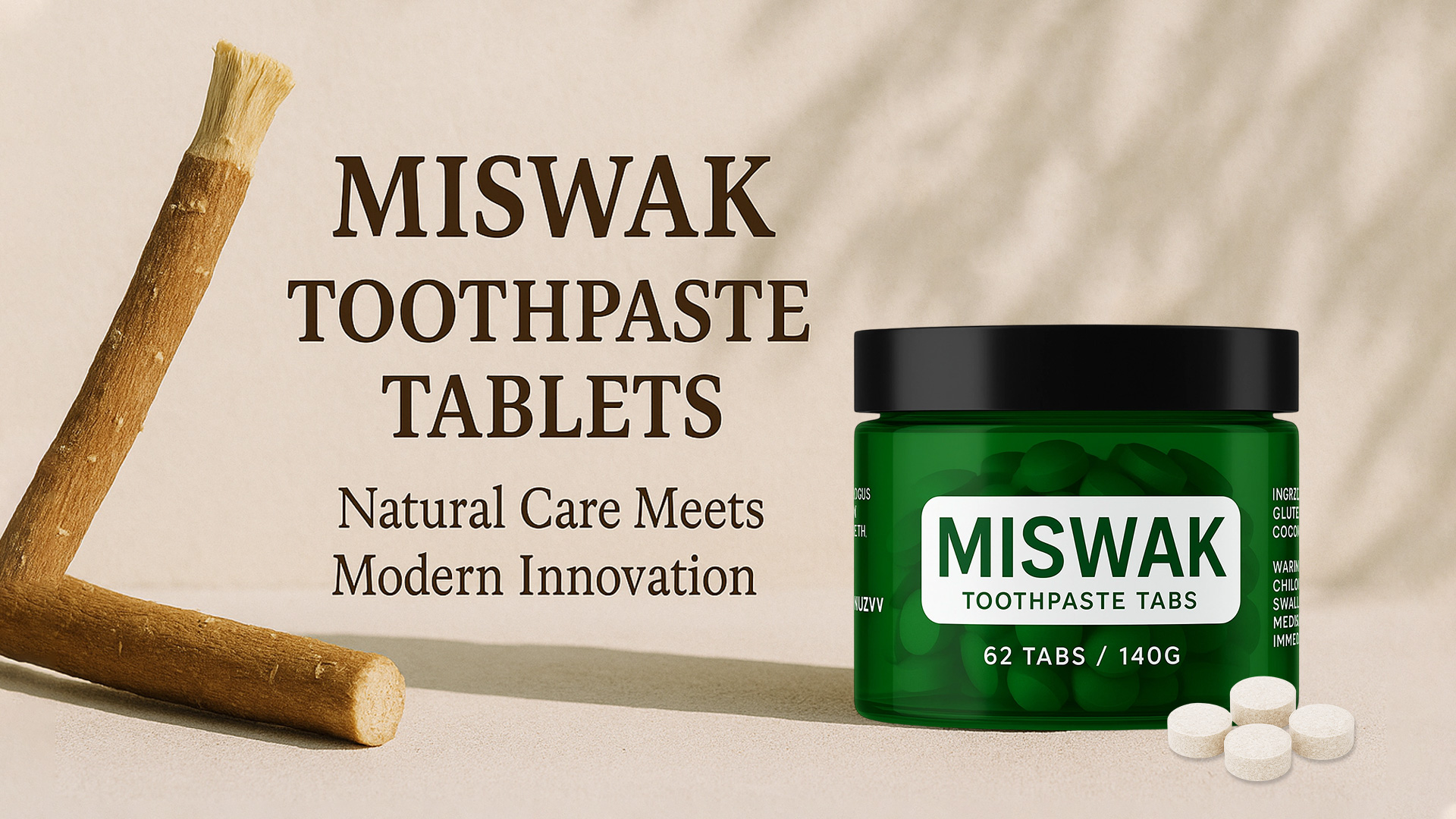 Why Global Brands Are Moving Early into Miswak Toothpaste Tablets (Trends × Technology × OEM Development Insights)