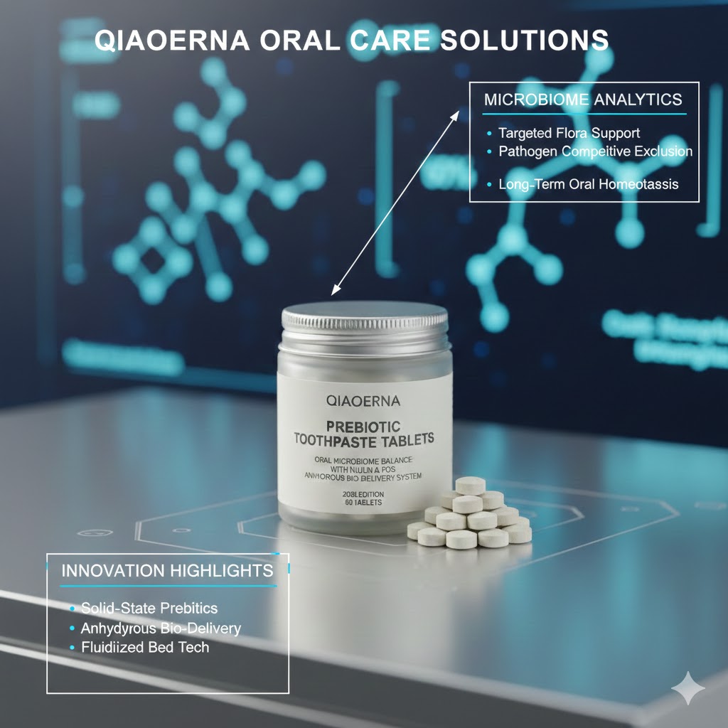 prebiotic toothpaste tablets microbiome analytics