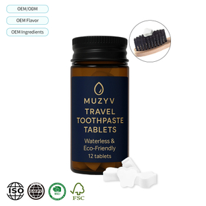 12-Tab Travel Pack · 5% Hydroxyapatite Toothpaste Tablets