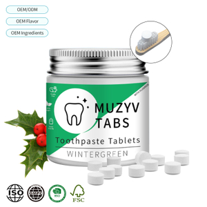 Wintergreen Fluoride Toothpaste Tablets Daily Cavity Protection & Fresh Breath Care