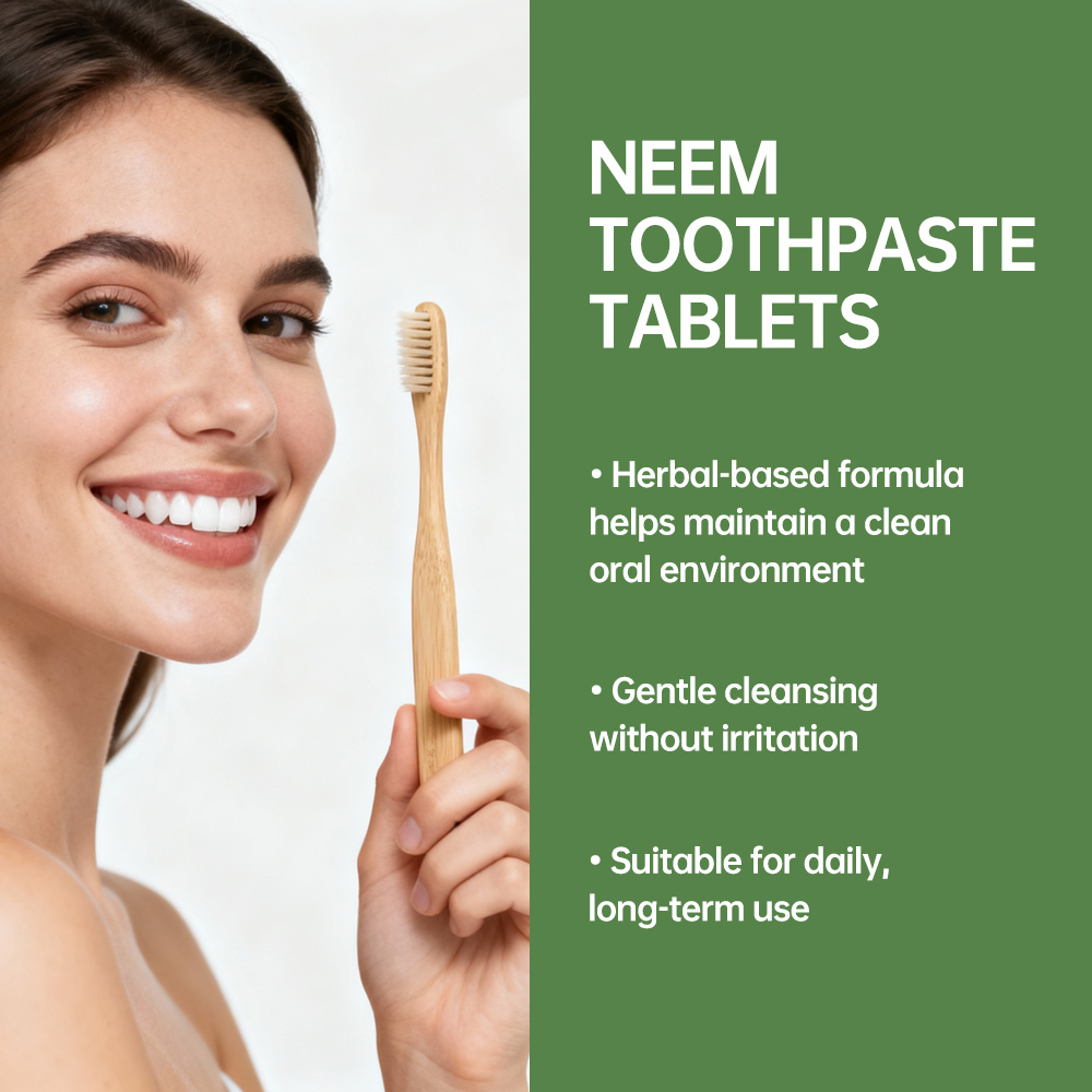 Neem Toothpaste Tablets – Plastic-Free Herbal Oral Care