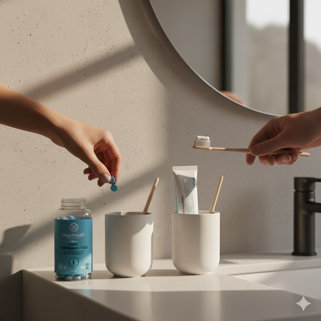 Blue Magic Mint Color-Changing Toothpaste Tabs (62 Tabs)