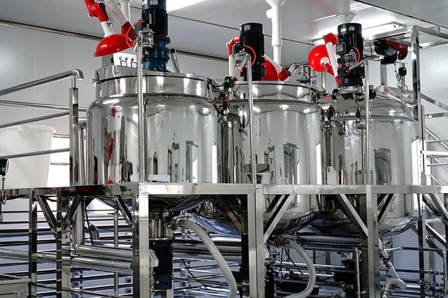 R&D lab developing new toothpaste tablets and teeth whitening gel