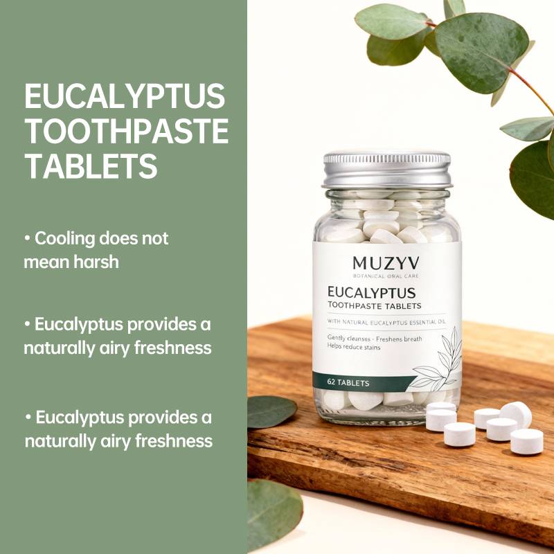 Eucalyptus Toothpaste Tablets Refreshing Herbal