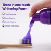 Purple Color-Correcting Toothpaste Foam Gentle Whitening Mousse for Daily Oral Care