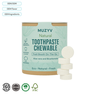 Aloe Vera Toothpaste Tablets Soothing Fresh Clean Waterless Oral Care OEM ODM