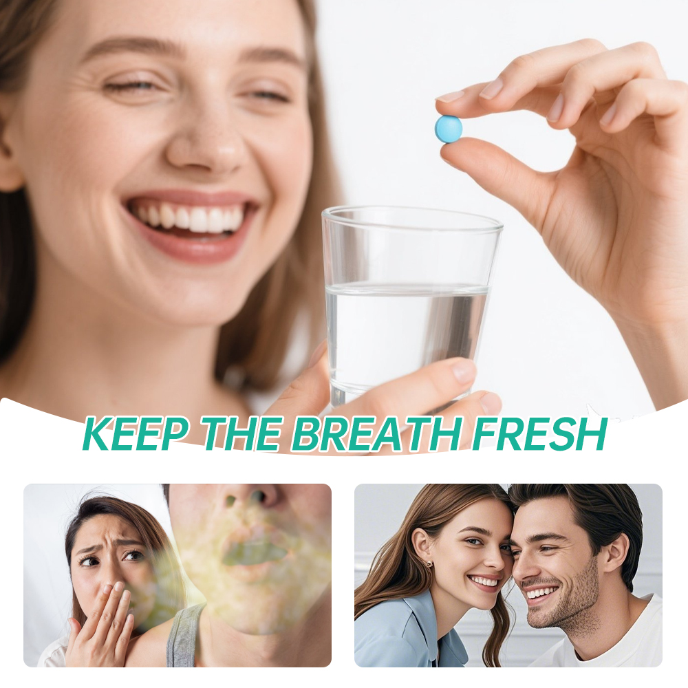 Peppermint Effervescent Mouthwash Tablets