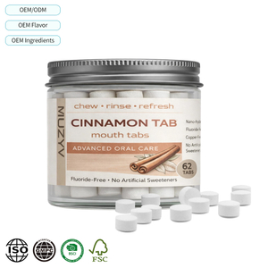 Cinnamon Mouthwash Tablets Warm Herbal Chewable Oral Rinse