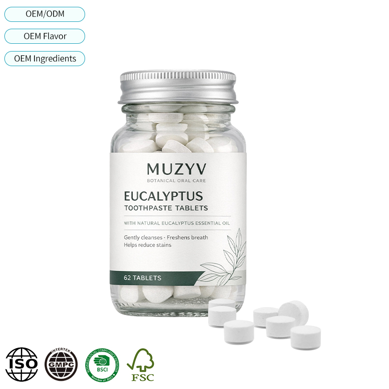 Eucalyptus Toothpaste Tablets Refreshing Herbal
