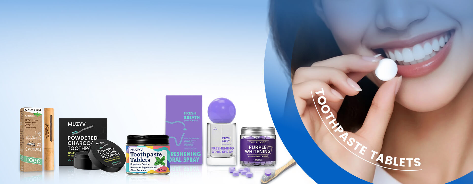 OEM/ODM toothpaste tablets, mouthwash tablets and mouth spray manufacturer