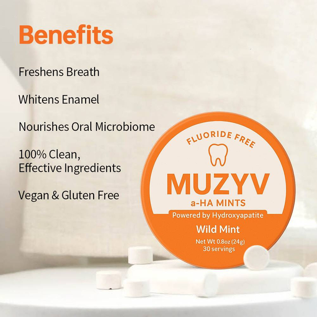 Hydroxyapatite Oral Care Chewable Tablets – Tooth Cleaning & Fresh Breath