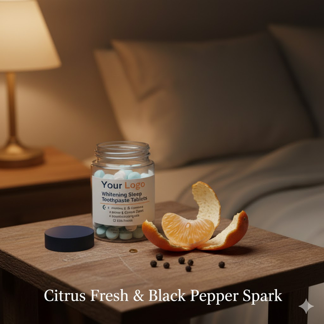 Natural Sleep & Whitening Toothpaste Tablets – Overnight Teeth Stain Removal