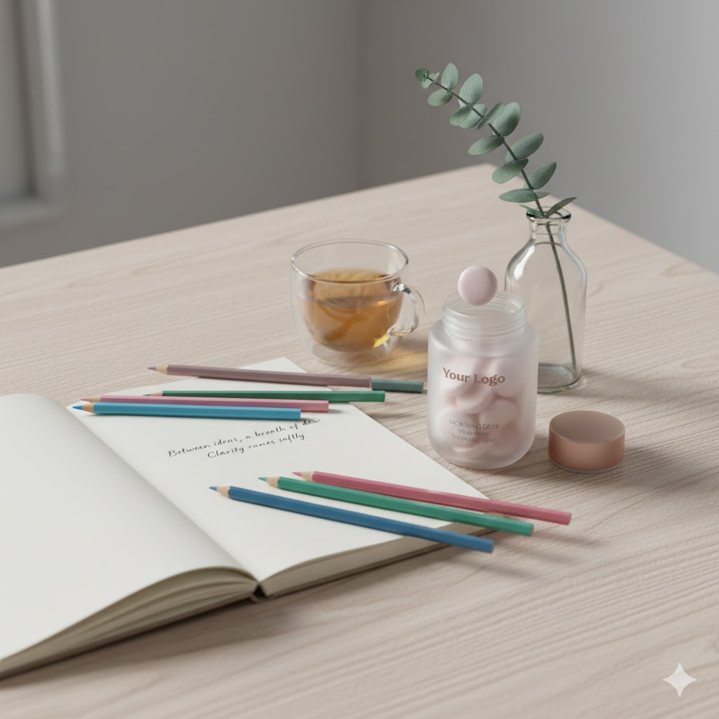 Morning Dew White Berry Creative Workspace Sketchbook