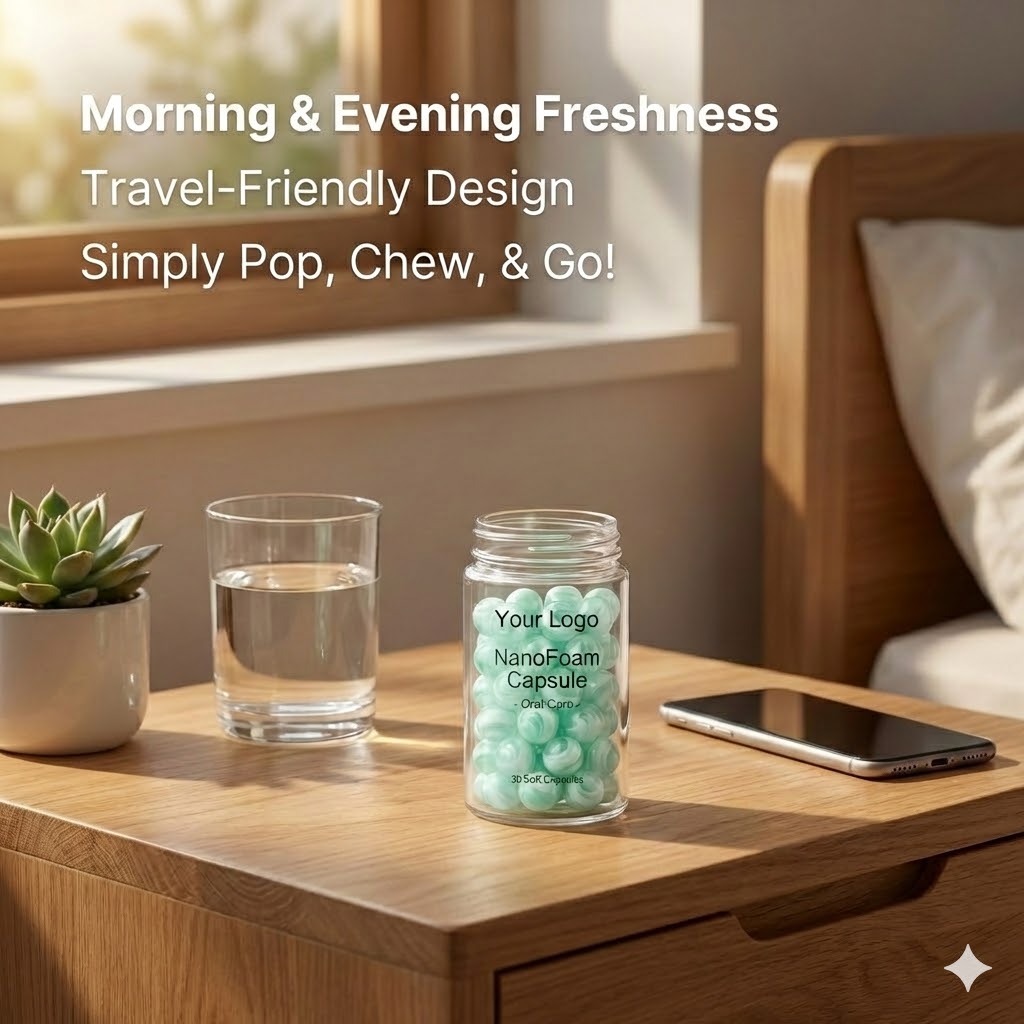 Instant Fresh Portable Nano Foam Oral Care Capsules