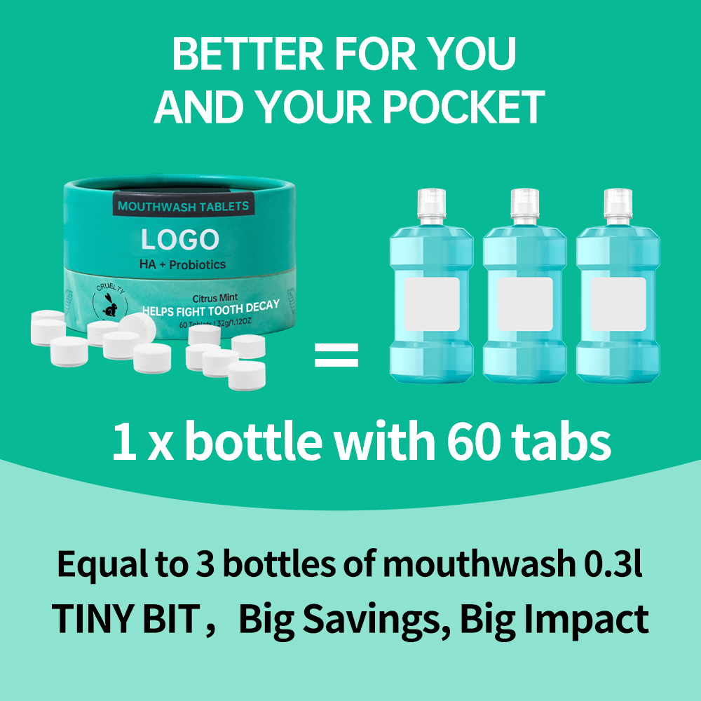 Hydroxyapatite Probiotic Chewable Mouthwash Tablets Manufacturing