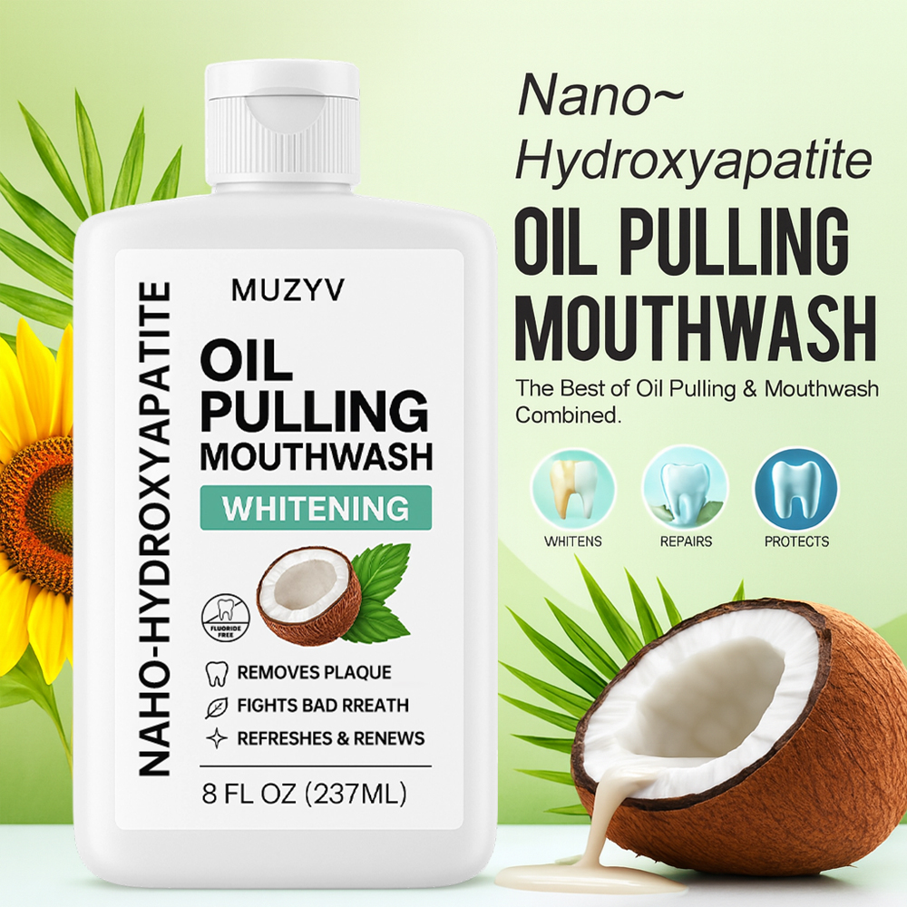 Customized Nano-hydroxyapatite Oil Pulling Mouthwash