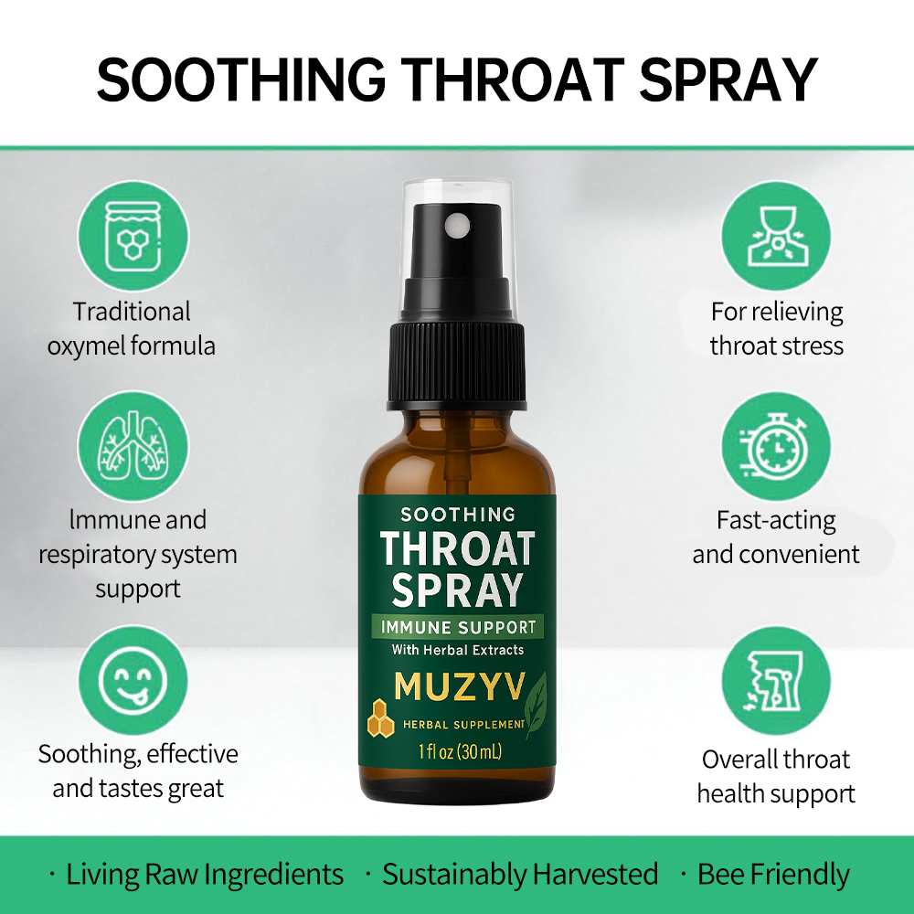 Customized Herbal Soothing Throat Spray