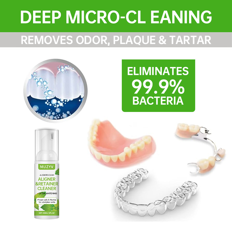 Denture Cleaning Foam – Gentle Daily Cleansing Mousse for Dentures & Oral Appliances