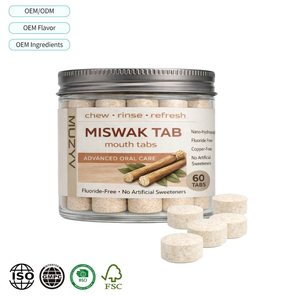 Miswak Mouthwash Tablets Traditional Herbal Oral Rinse Tablets