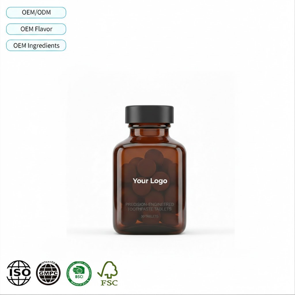 Engineered OEM Toothpaste Tablets – Pharmaceutical-Grade Formula for Private Label Oral Care Brands