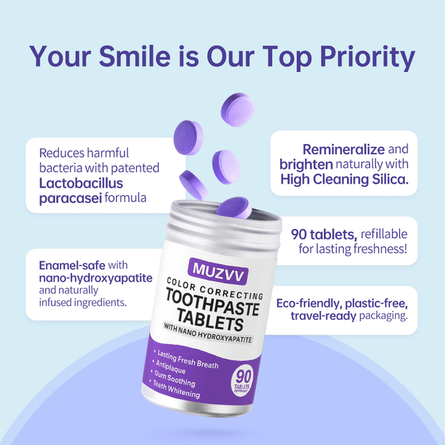 Color Corrector Toothpaste Tablet Manufacturer