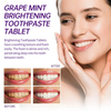 Probiotic Grape Mint Toothpaste Tablets with Hydroxyapatite