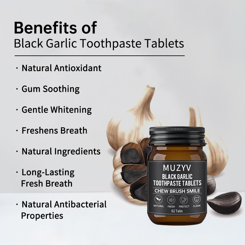 Black Garlic Toothpaste Tablets Enamel Care