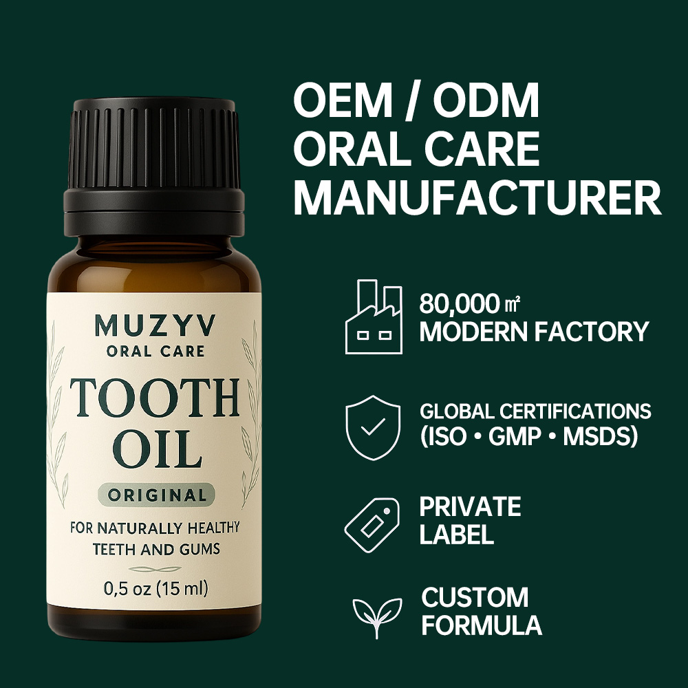 4-in-1 Natural Tooth Oil for Fresh Breath & Daily Oral Care