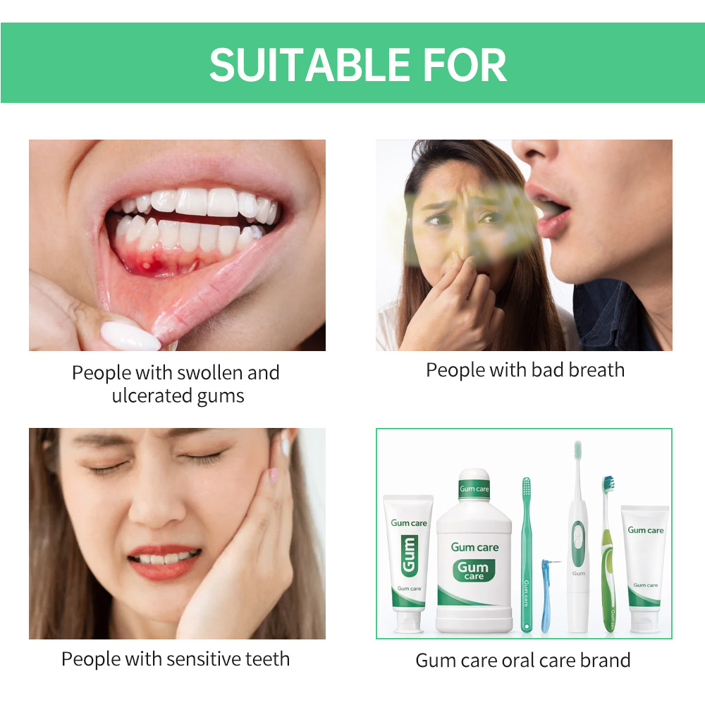 Green & White Color-Dual Toothpaste Tablets Purifying & Gum Soothing Care