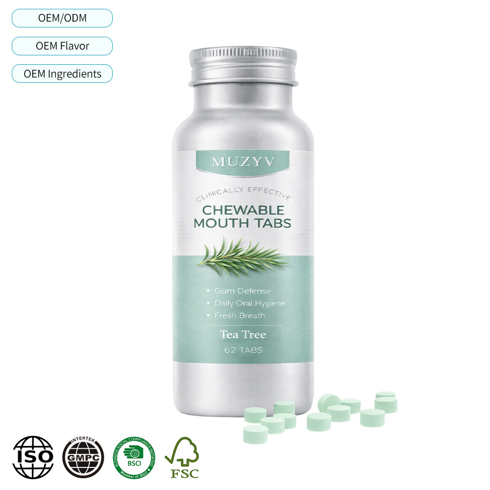 Tea Tree Mouthwash Tablets OEM – Refreshing Chewable Oral Rinse Solution