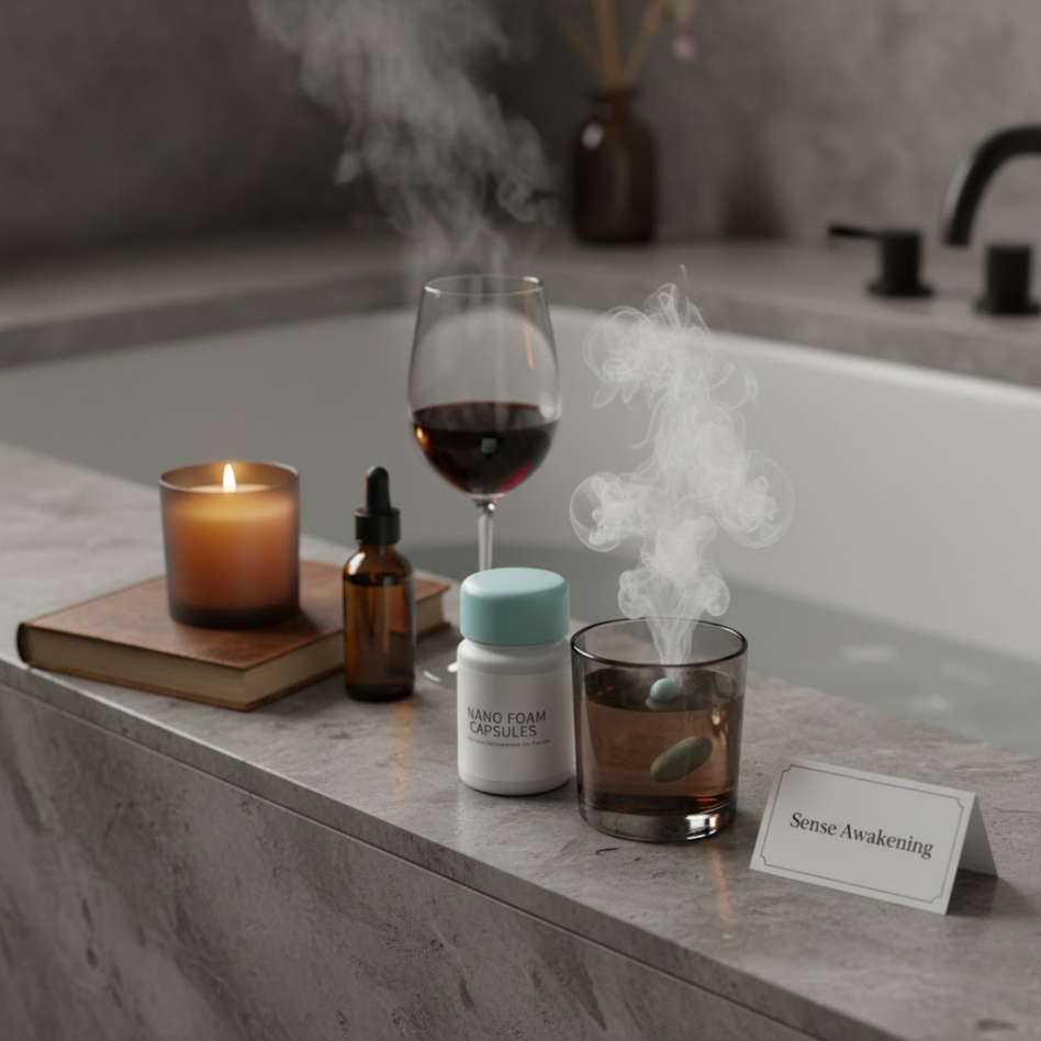 nano foam capsule gentle on sensitive teeth