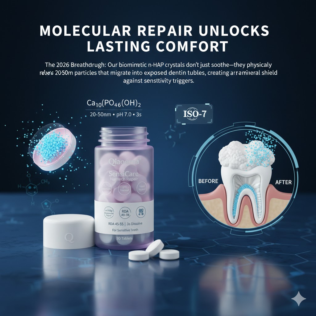 SensiCare Nano-Repair Toothpaste Tablets for Sensitive Teeth