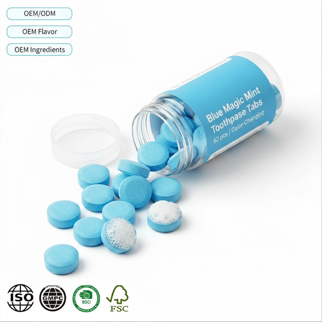 Blue Magic Mint Color-Changing Toothpaste Tabs (62 Tabs)