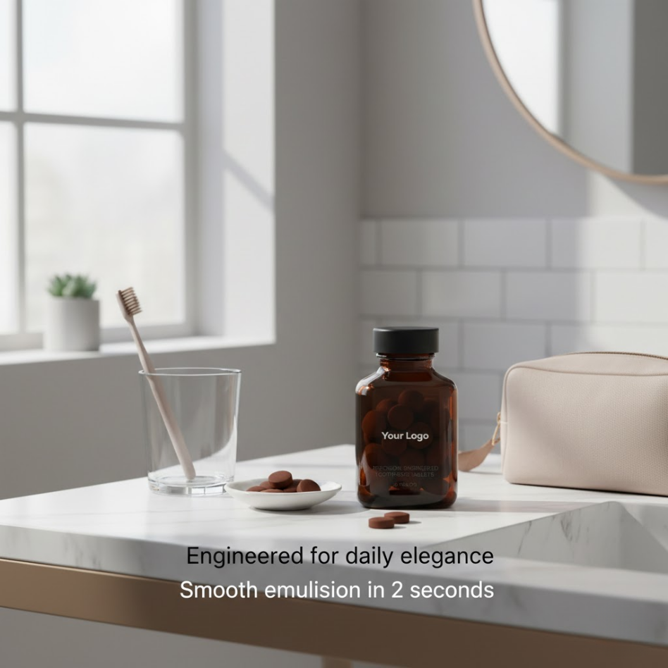 Private Label Toothpaste Tablets - Custom Flavors & Branding Options