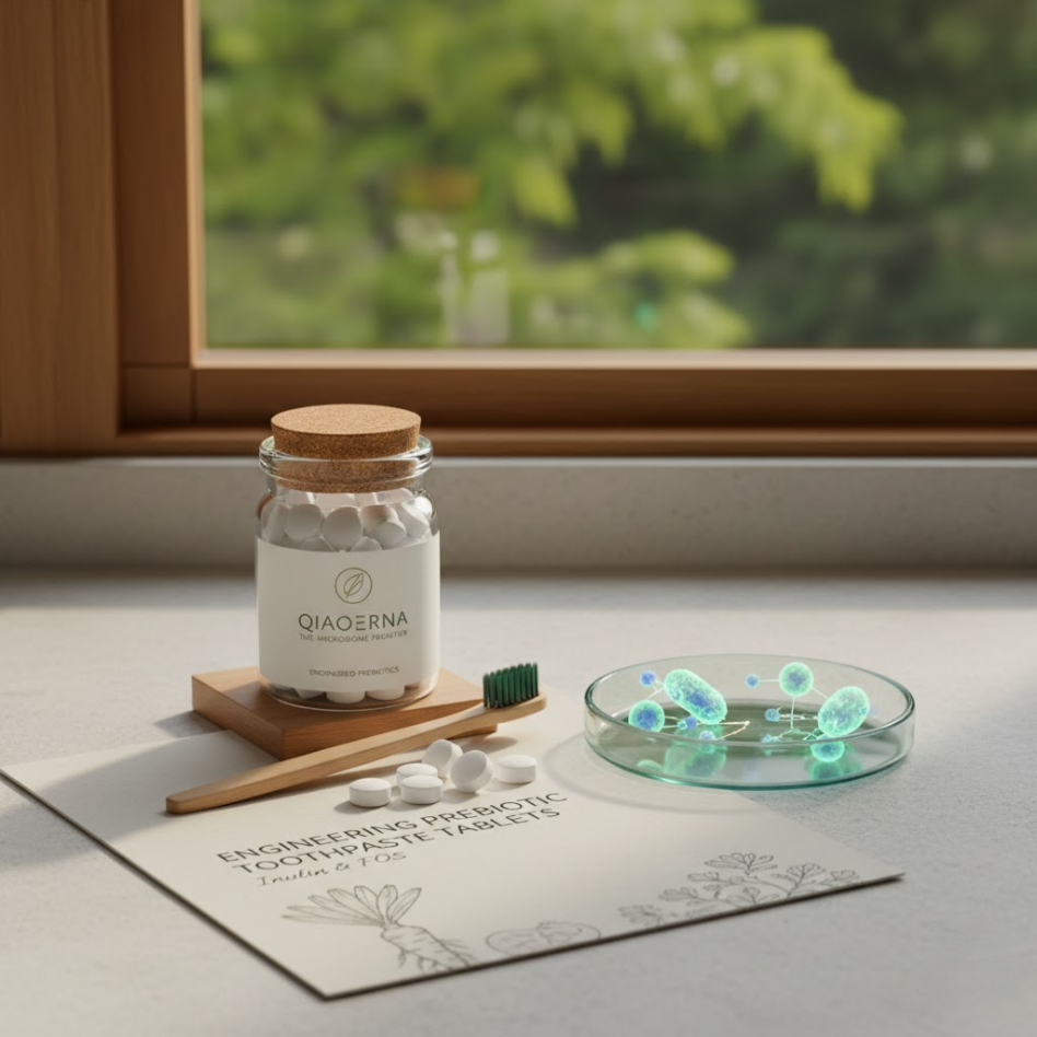 Inulin and FOS Prebiotic Toothpaste Tablets