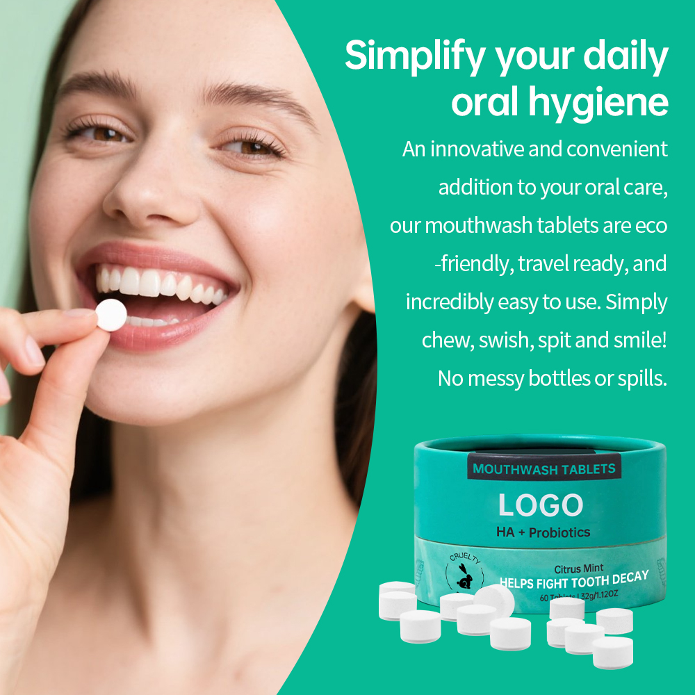 Hydroxyapatite Probiotic Chewable Mouthwash Tablets Manufacturing