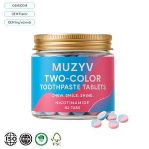 Dual-Color Niacinamide Whitening Toothpaste Tablets