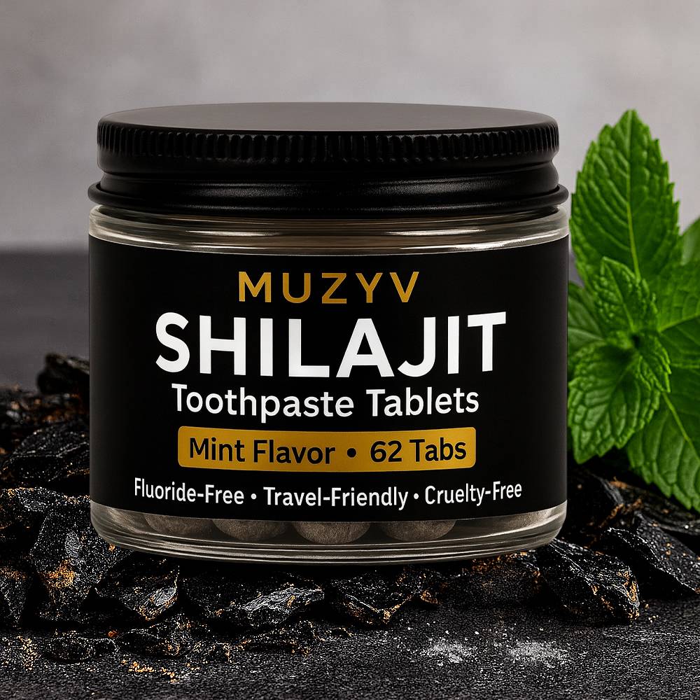 Shilajit toothpaste tablets