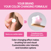 Custom Pink Color Changing Toothpaste Tablets