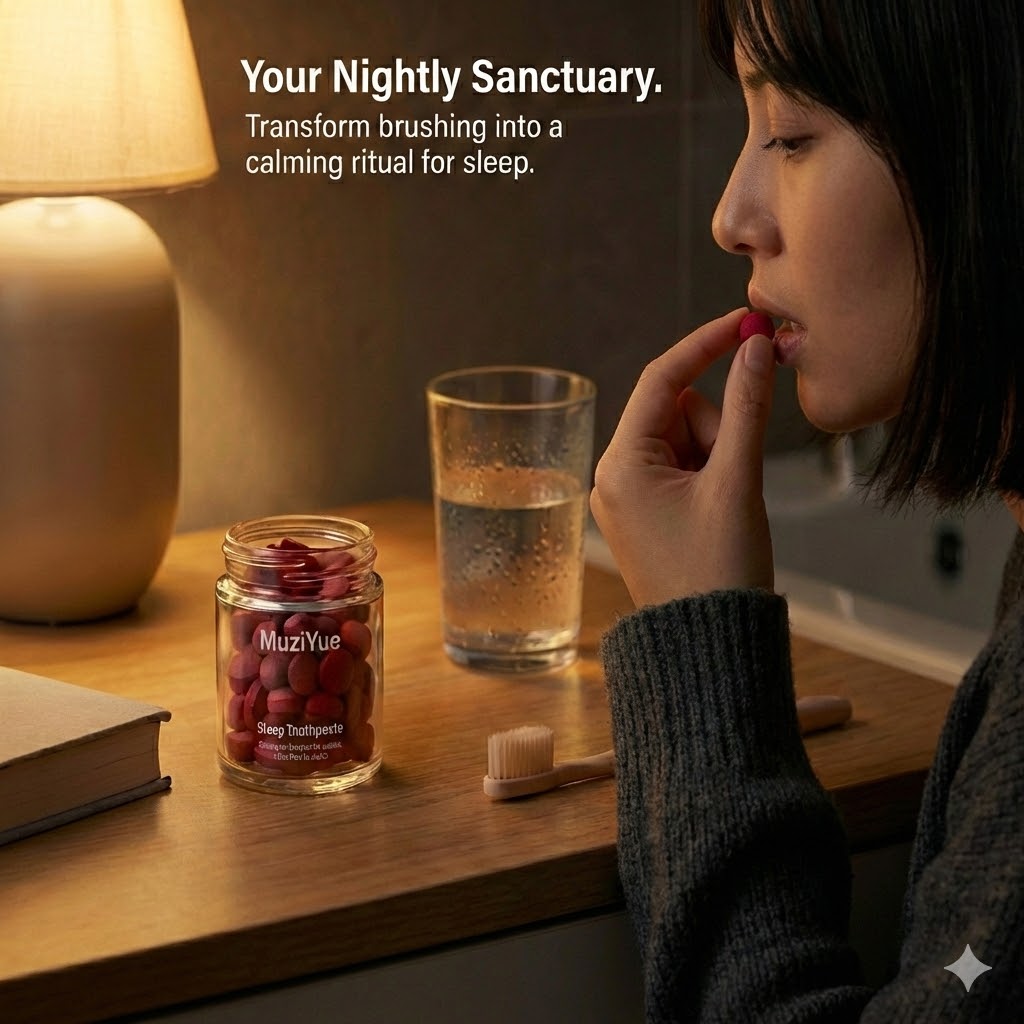 Nocturnal Source Tart Cherry Sleep Toothpaste Tablets