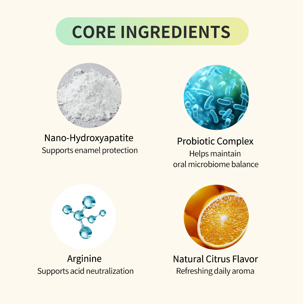 Citrus Dual-Color Toothpaste Tablets – Daily Freshness & Oral Balance Care