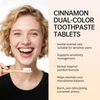 Cinnamon Dual-Color Toothpaste Tablets – Gentle Enamel Repair & Comfort Care