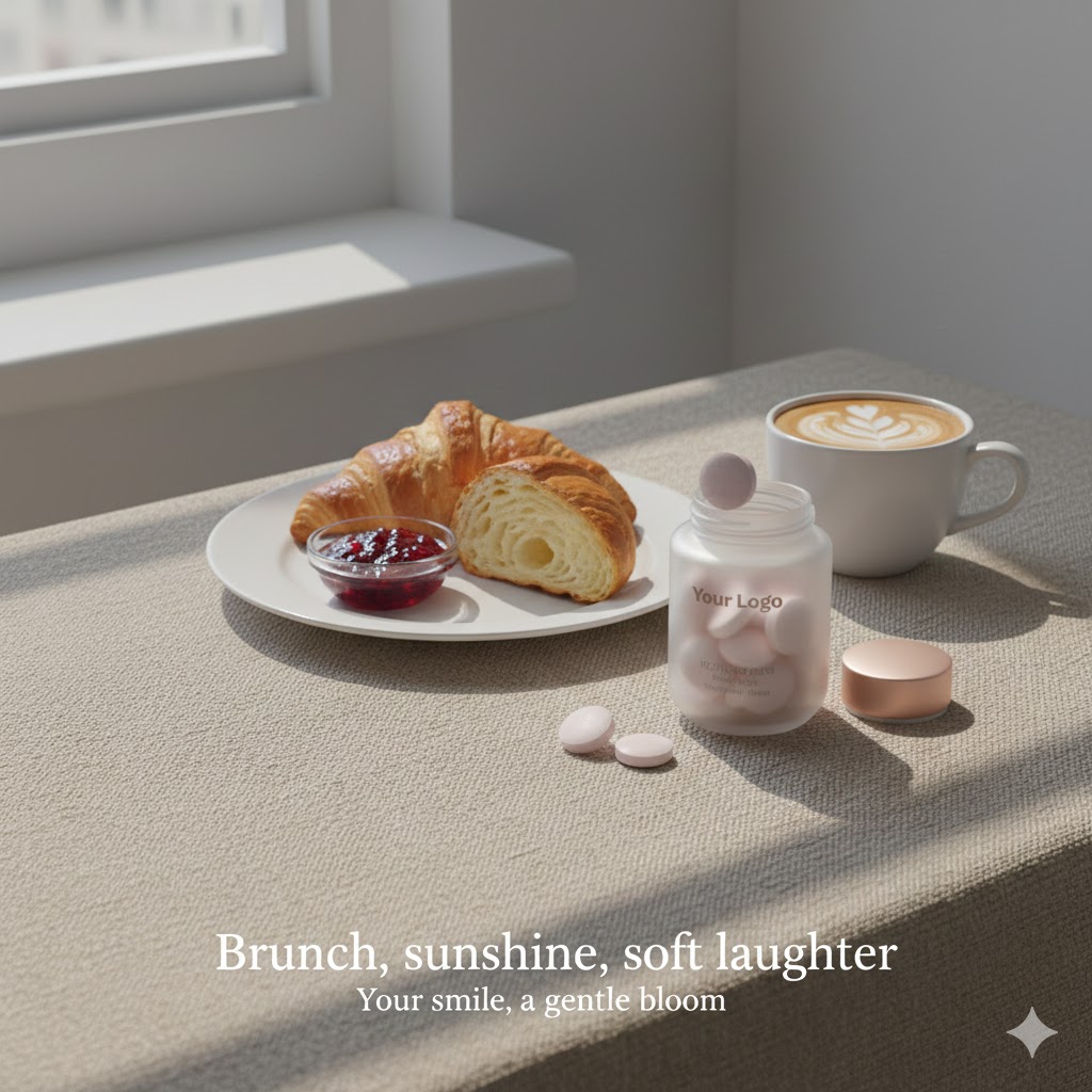 Morning Dew White Berry Brunch Table Sunlight