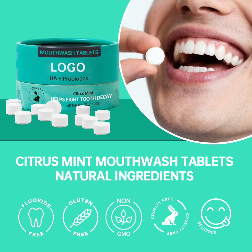 Hydroxyapatite Probiotic Chewable Mouthwash Tablets Manufacturing