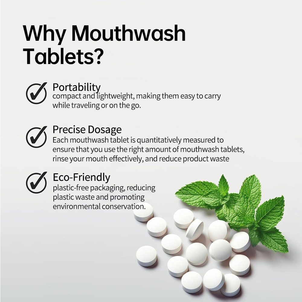 CoQ10 Probiotic Chewable Mouthwash Tablets