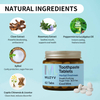 Herbal Fresh Breath Toothpaste Tablets for Daily Oral Care | Plant-Based Solid Toothpaste